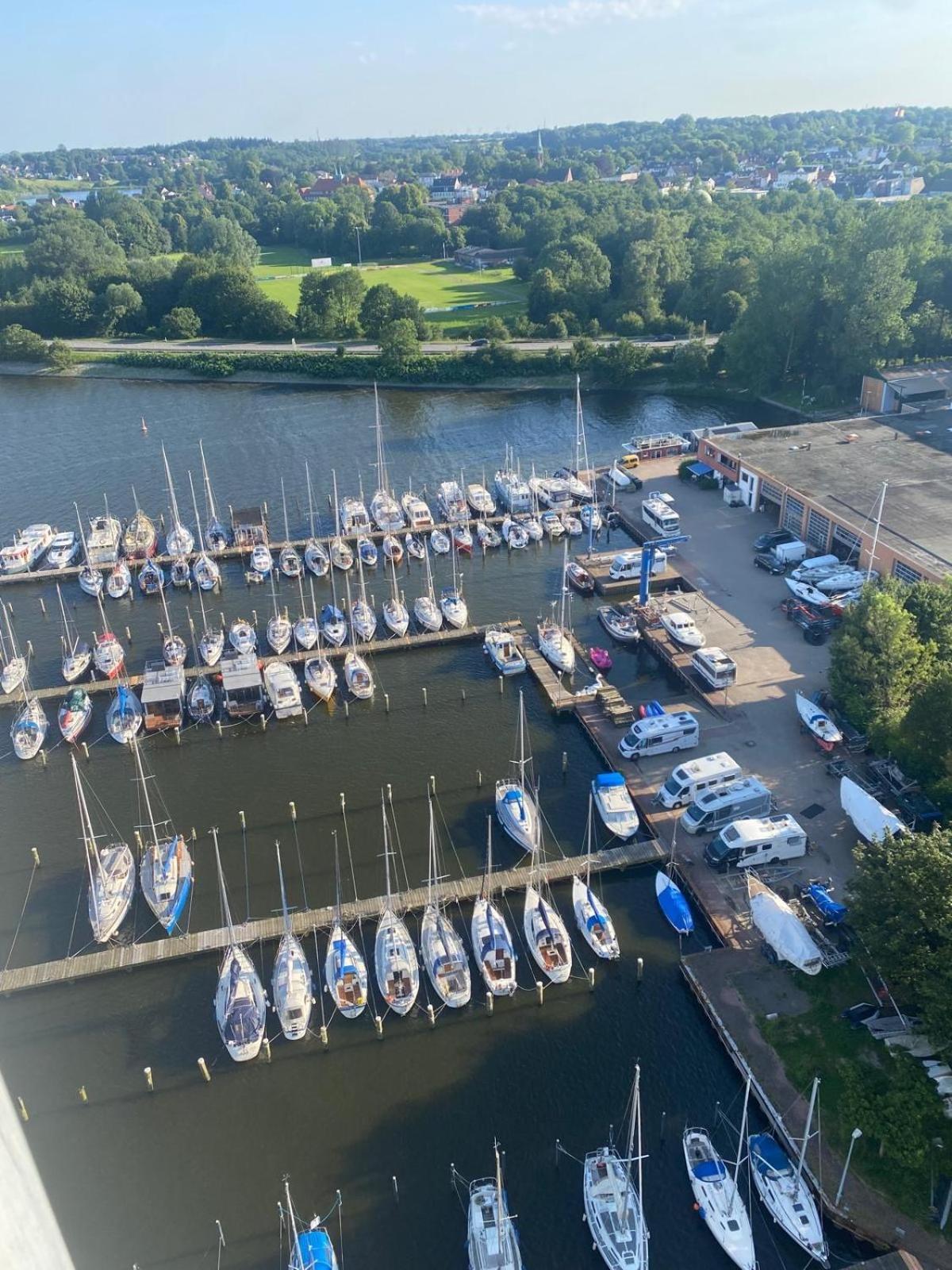 Apartmán Hafenblick Šlesvik Exteriér fotografie